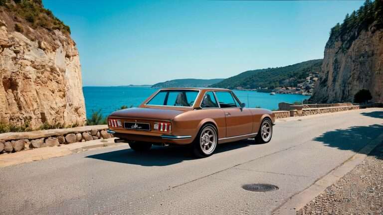 La Projet-A 504, le restomod de la 504 sur les bords de mer Méditerranée