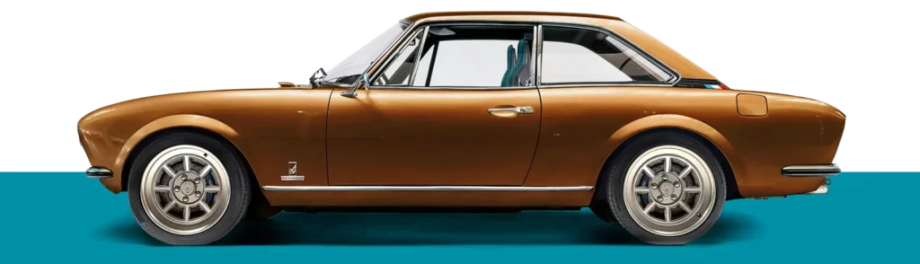 Projet-a 504, restomod par Allure provence Automotive, société spécalisée dans le restomod près d'Aix-en-Provence