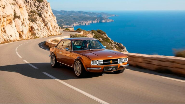 Project-A 504 on the Route des Crêtes, beetween la Ciota and Cassis